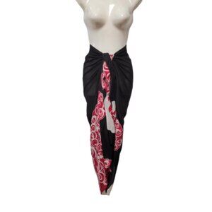 Womens Sarong Cotton Wrap Handpainted Batik Wrapskirt Beach Pareo Beachwear-NEW